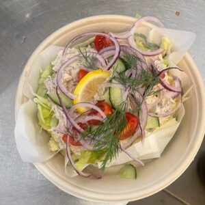 Bakad potatis med laxröra