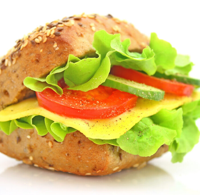 Hel fralla med ost & grönsaker