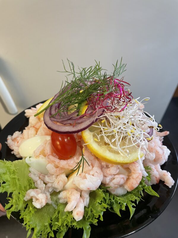 Räkmacka smörgås
