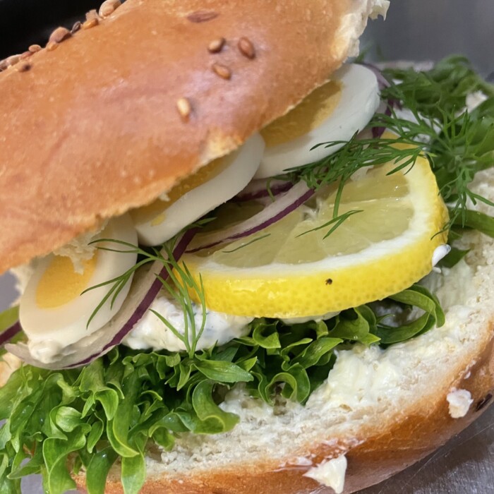 Begel med fyllning (röra)